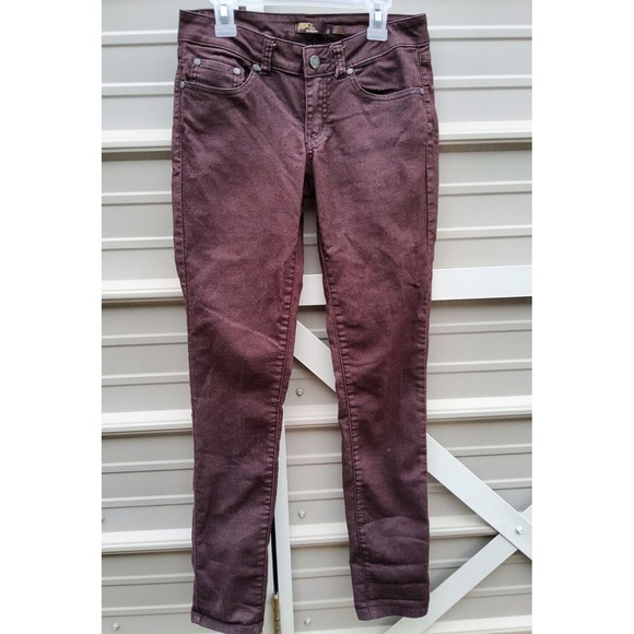prAna Pants - PrAna  Skinny Briann Women’s Pant - Size 0 Burgundy